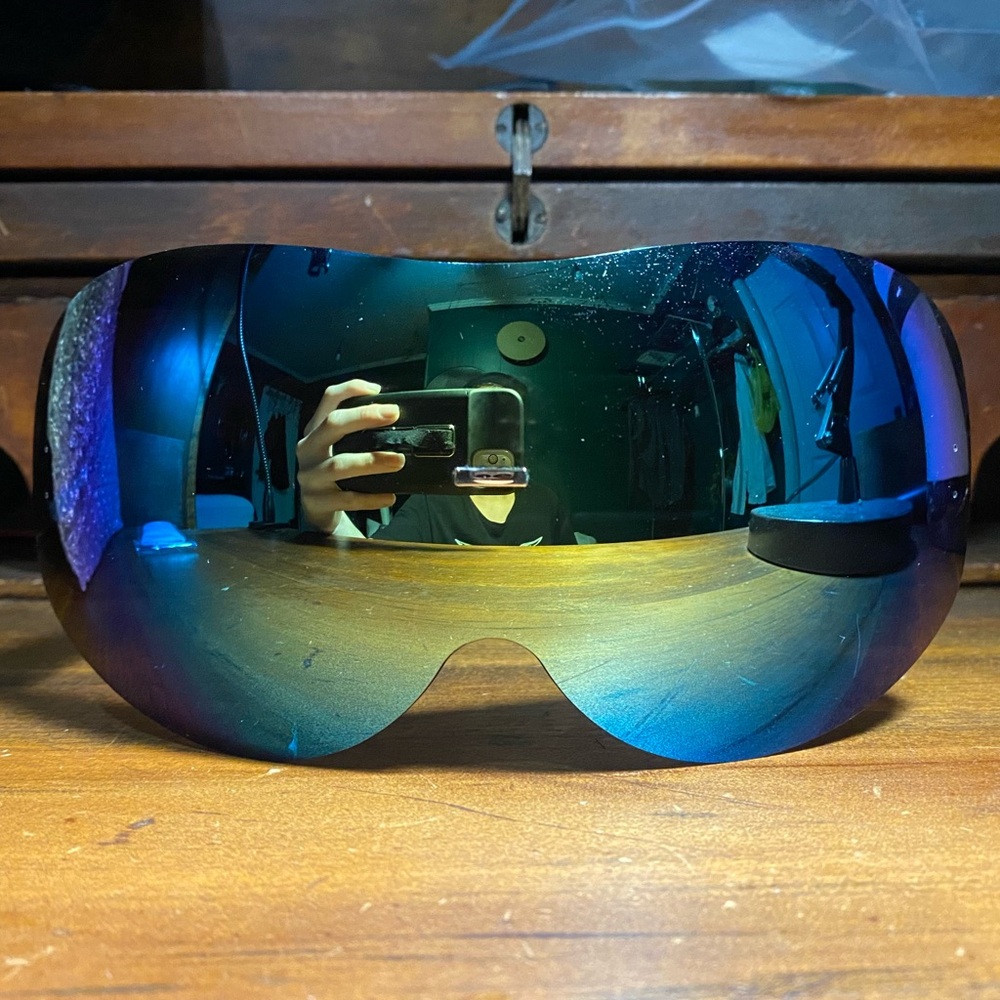 Rainbow Oversized Mirror Sunglasses